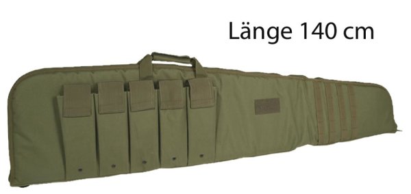 Gewehrtasche Futteral 140 cm grün